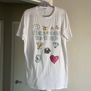 Bride T Shirt Dress